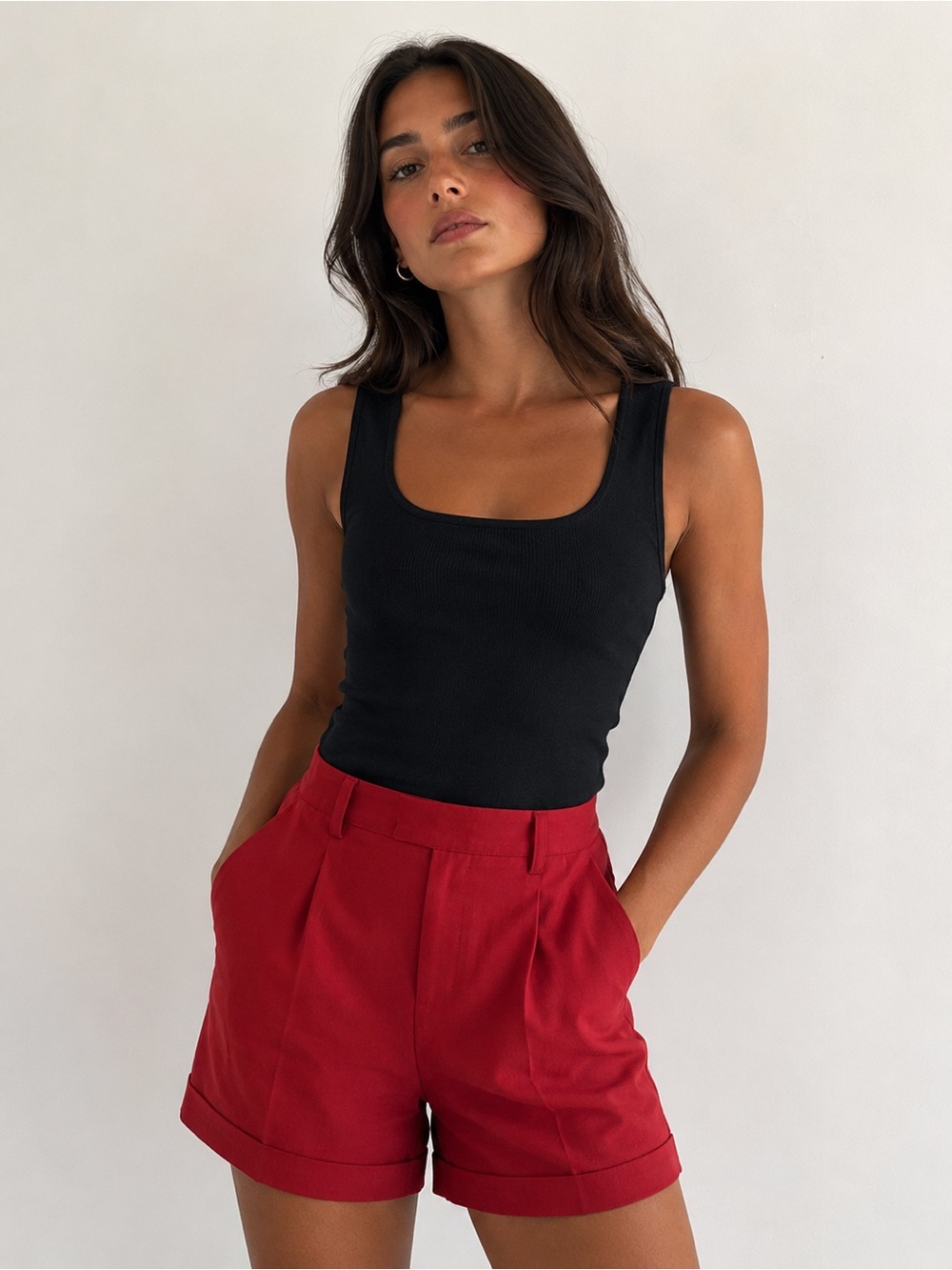 Ellen Tracy classic black tank top size XL